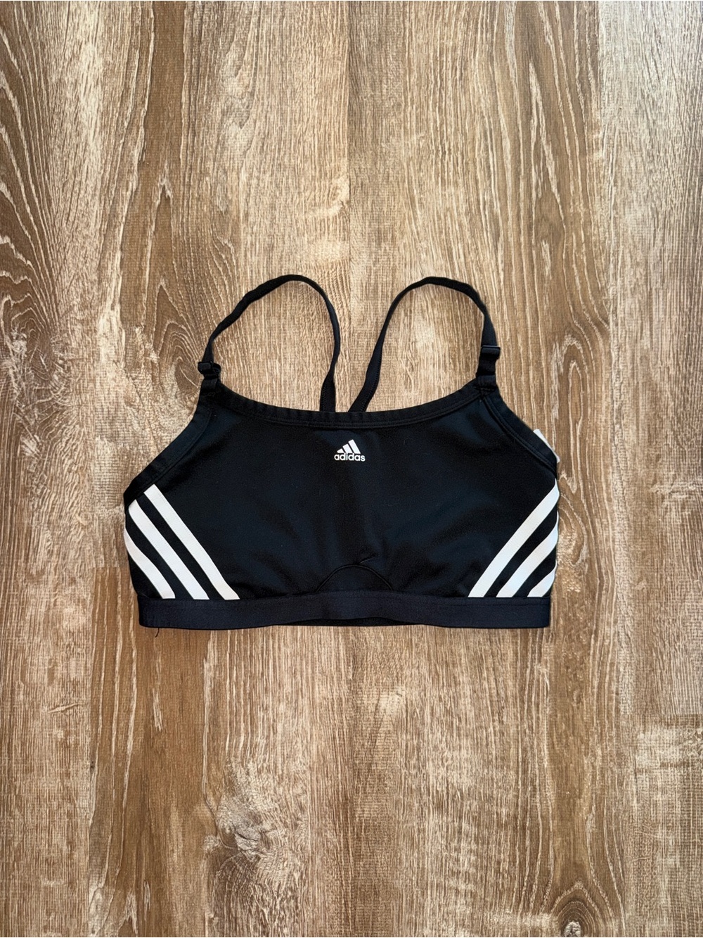 adidas Women's Black Sports Top - Black